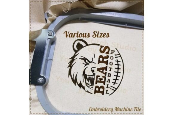 Bears Football Embroidery Design Review