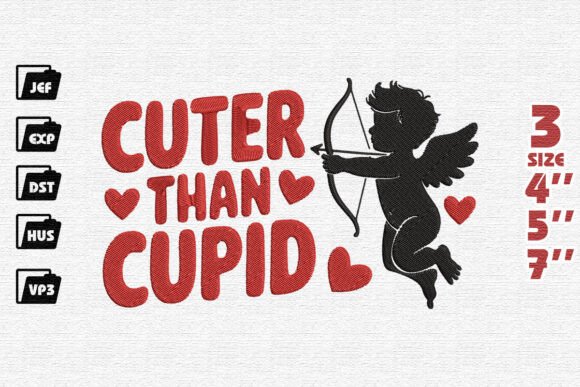 Cuter Than Cupid Embroidery