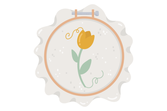 Floral Embroidery Hoop