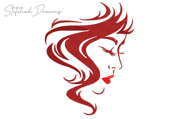 Girl's Face Embroidery Design Review