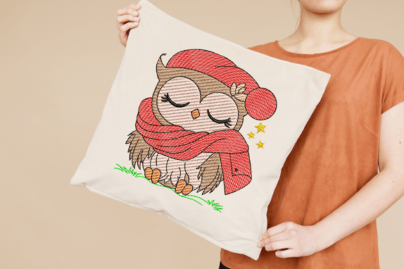 Owl Digital Embroidery Design